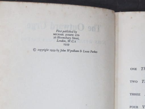 John Wyndham, Lucas Parkes, The Outward Urge - Image 5
