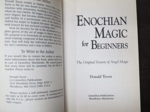 Donald Tyson, Enochian Magic for Beginners, The Original System of Angel Magic - Image 7