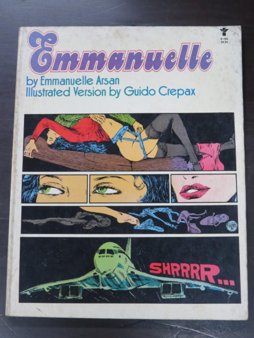 Emmanuelle Arsan, Emmanuelle, Illustrated Version by Guido Crepax, Grove Press, New York, 1980, Art, Illustration, Erotica, Literature, Dead Souls Bookshop, Dunedin Book Shop