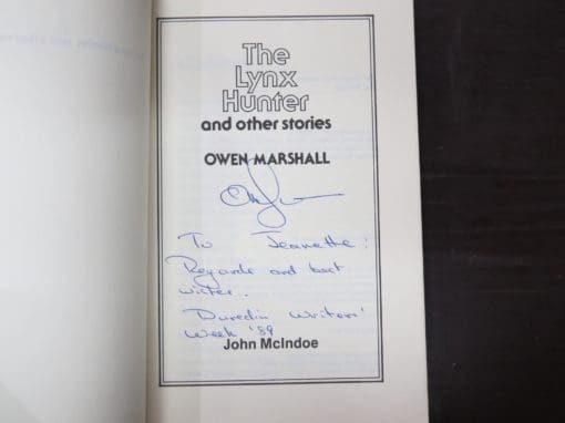 Owen Marshall, The Lynx Hunter and Other Stories - Image 4