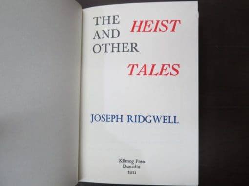 Joseph Ridgwell, The Heist And Other Tales - Image 6