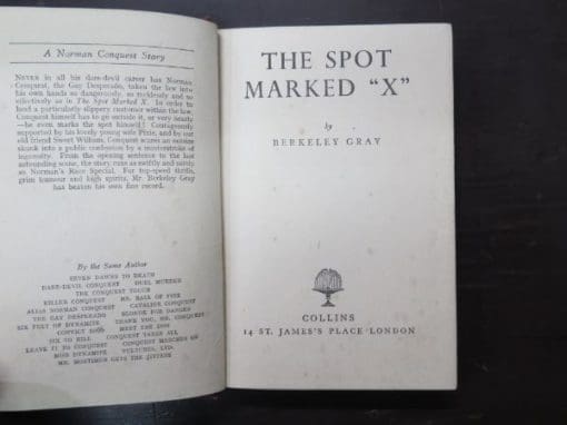 Berkeley Gray, The Spot Marked X - Image 3