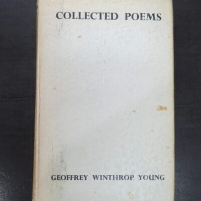 Geoffrey Winthrop Young, Collected Poems, Methuen, London, 1936, Poetry, Literature, Dead Souls Bookshop, Dunedin Book Shop