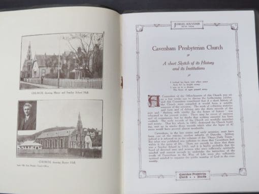 Caversham Presbyterian Church Jubilee Souvenir 1874 - 1924, A Brief History of the Church and an Account of its Organisations and its Jubilee Scheme - Image 4