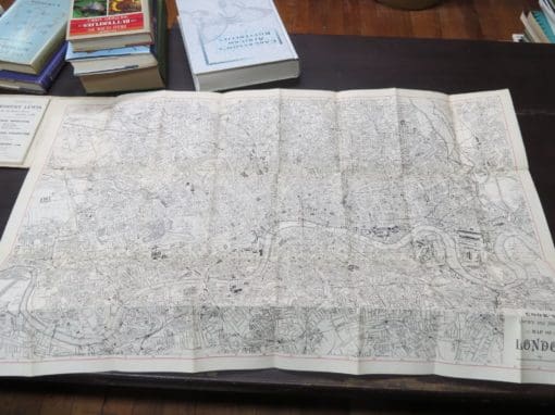 Cook's Historical & Literary Map of London, 1899, Embracing Historical And Literary London Landmarks, Reliques of Old London, ... - Image 4