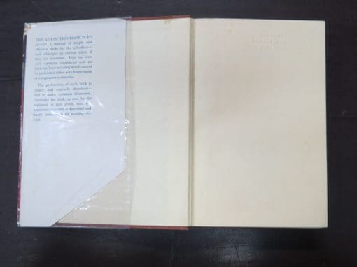 Eugene Stone, Edited by, The Boy's Book of Conjuring, 1952 Revised Edition, Tricks with Cards, Coins, Hats and Handkerchiefs, Second Sight and Mesmeric Tricks, Match Puzzles, and Shadowplay - Image 7