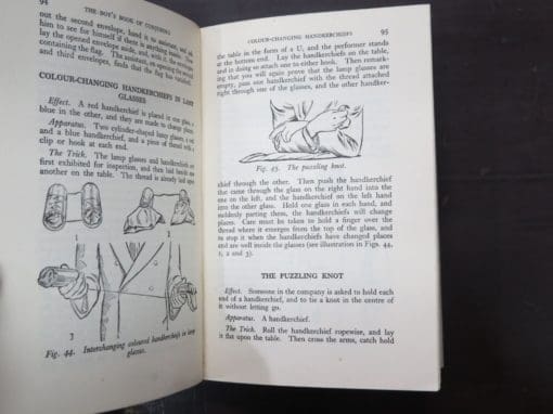 Eugene Stone, Edited by, The Boy's Book of Conjuring, 1952 Revised Edition, Tricks with Cards, Coins, Hats and Handkerchiefs, Second Sight and Mesmeric Tricks, Match Puzzles, and Shadowplay - Image 4