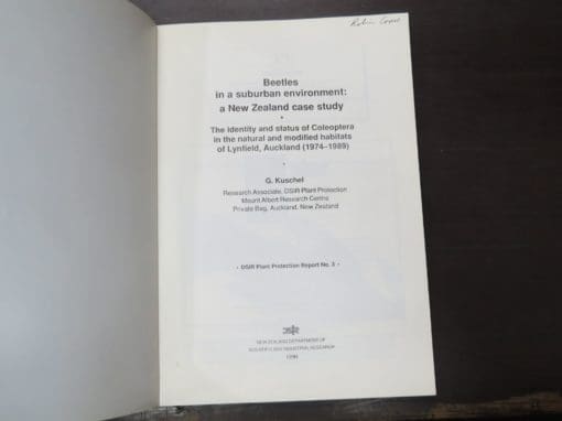 G. Kuschel, Beetles in a suburban environment: a New Zealand case study, The identity and status of Coleoptera in the natural and modified habitas of Lynfield, Auckland (1974- 1989) - Image 5