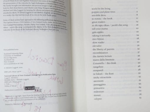 Michele Leggott, Mirabile Dictu - Image 7