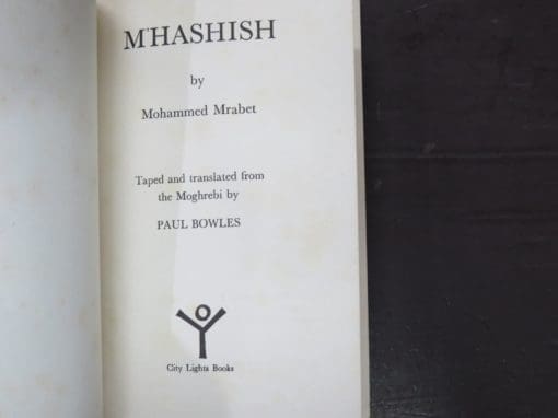 Mohammed Mrabet, M'Hashish, Taped and Translated from the Moghrebi by Paul Bowles - Image 4