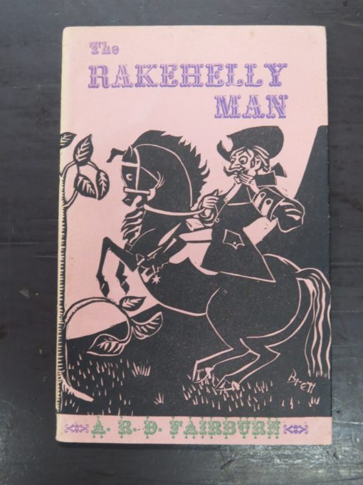 A. R. D. Fairburn, The Rakehelly Man, Lino Cuts By Robert Brett, Caxton Press, Christchurch, 1946, New Zealand Poetry, New Zealand Literature, New Zealand Art, Dead Souls Bookshop, Dunedin Book Shop