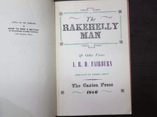 A. R. D. Fairburn, The Rakehelly Man, Lino Cuts By Robert Brett - Image 5