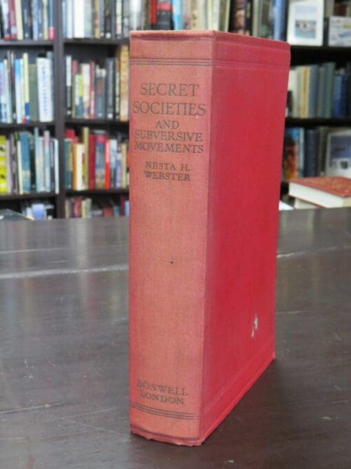 Nesta H. Webster, Secret Societies And Subversive Movements, - Image 7
