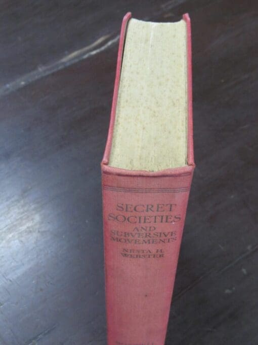 Nesta H. Webster, Secret Societies And Subversive Movements, - Image 6