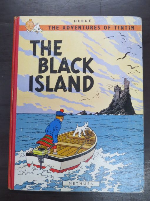 Herge, The Adventures Of Tintin, The Black Island, Methuen & Co., London, 1966, Illustration, Dead Souls Bookshop, Dunedin Book Shop