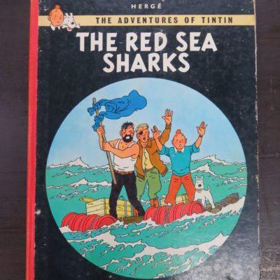 Herge, The Adventures of Tintin, The Red Sea Sharks, Methuen & Co., London, 1965 reprint (1960), Illustration, Dead Souls Bookshop, Dunedin Book Shop