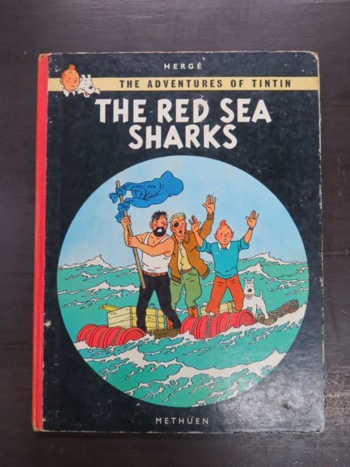 Herge, The Adventures of Tintin, The Red Sea Sharks, Methuen & Co., London, 1965 reprint (1960), Illustration, Dead Souls Bookshop, Dunedin Book Shop
