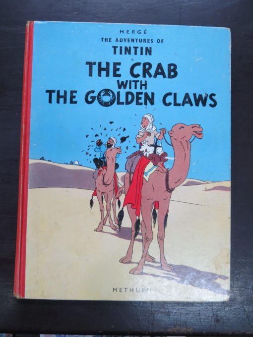 Herge, The Adventures of Tintin, The Crab with The Golden Claw, Methuen & Co., London, 1964 reprint (1958), Illustration, Dead Souls Bookshop, Dunedin Book Shop