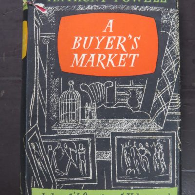 Anthony Powell, A Buyer's Market, Heinemann, London, 1955 reprint (1952), Literature, Dead Souls Bookshop, Dunedin Book Shop