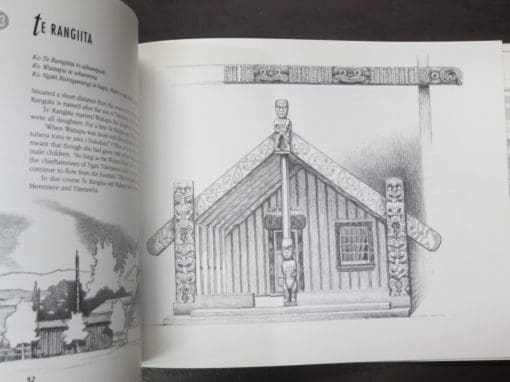 Val Raymond, Nga Marae O Ngati Tuwharetoa, Drawings of Marae around Lake Taupo, Coordinated by Christine McElwen - Image 4