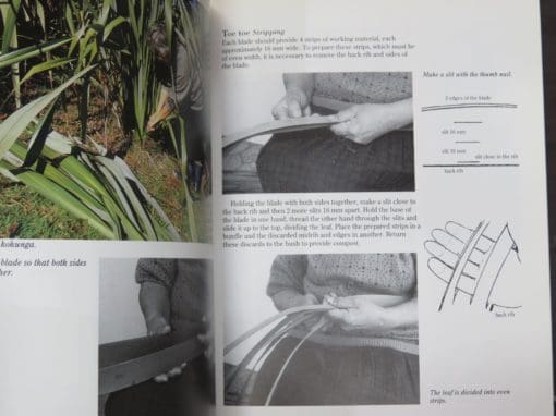 Diggeress Te Kanawa, Weaving a Kakahu, photographs by Gil Hanly, drawings by Cath Brown - Image 6