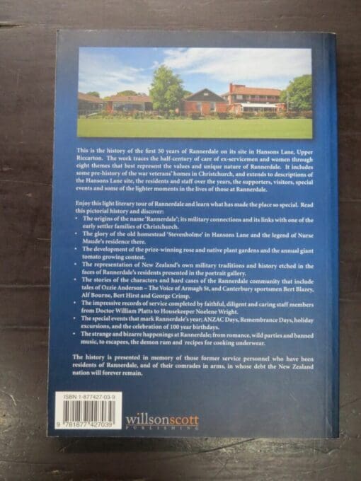 Bill Barnes, Old Soldiers Never Die, A Pictorial History of the Rannerdale War Veterans Home, 50th Jubilee Year 2006 - Image 3