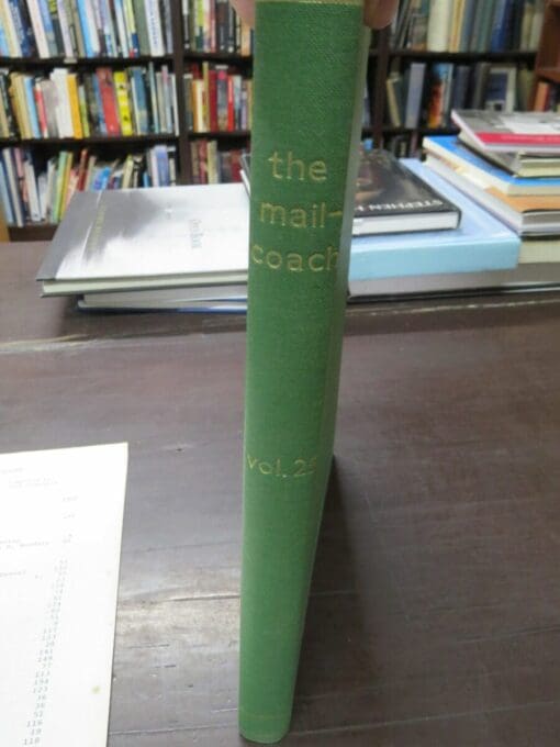 the mail-coach, Journal of The Postal History Society of New Zealand, Volume 25, Number 1, 1988, New Zealand Non-Fiction, Dead Souls Bookshop, Dunedin Book Shop