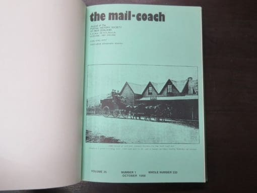 the mail-coach, Journal of The Postal History Society of New Zealand, Volume 25, Number 1, 1988 - Number 6, 1989 - 6 issues bound together - Image 5