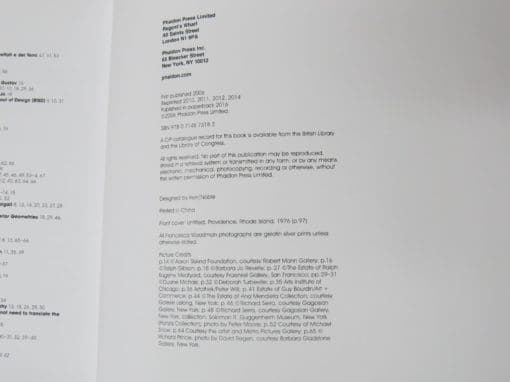 Chris Townsend, Francesca Woodman, Scattered In Space And Time, Extracts from Francesca Woodman's Diary, Edited by George Woodman - Image 3
