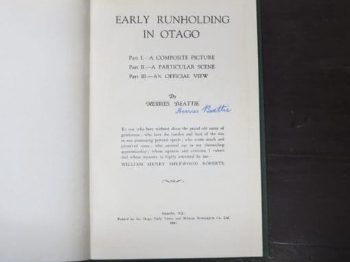 Herries Beattie, Early Runholding In Otago - Image 4