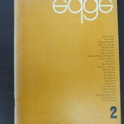 D. S. Long, Editors, Gary R. Langford, Edge 2,, The Edge Press, Christchurch, 1971, illustrated, Barry Cleavin, Art, New Zealand Art, New Zealand Literature, New Zealand Poetry, Dead Souls Bookshop, Dunedin Book Shop