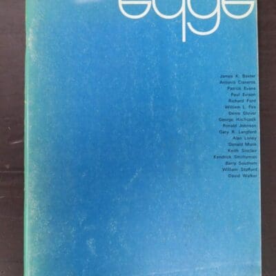 D. S. Long, Editor, Edge, The Edge Press, Christchurch, 1971, New Zealand Literature, New Zealand Poetry, Dead Souls Bookshop, Dunedin Book Shop