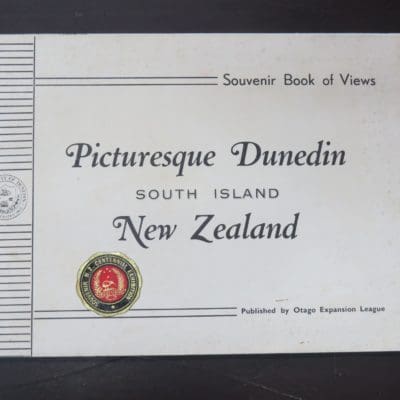 G. J. Errington, Compiler, Picturesque Dunedin, South Island, New Zealand, Souvenir Book of Views, Otago Expansion League, Dunedin, Dunedin, Dead Souls Bookshop, Dunedin Book Shop