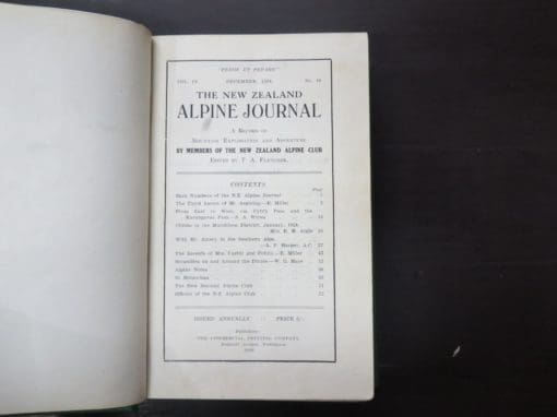 The New Zealand Alpine Journal, Nos. 16 -21, 1928 - 1934 - Image 5
