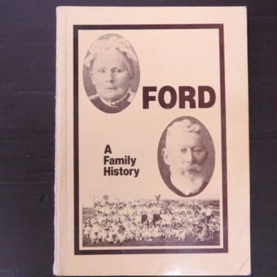 A. J. Ford, FORD, A Family History, author published, Christchurch, 1980, New Zealand Non-Fiction, Christchurch, Dead Souls Bookshop, Dunedin Book Shop
