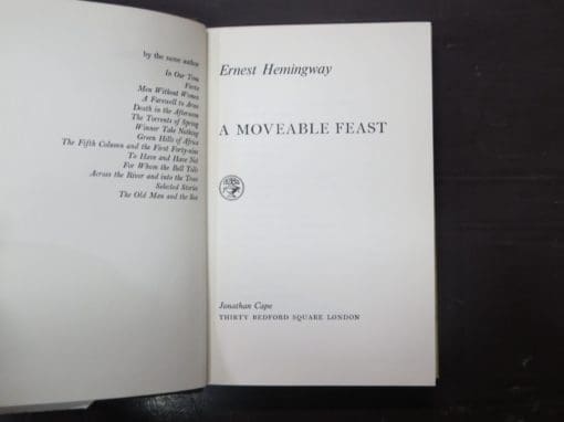 Ernest Hemingway, A Moveable Feast - Image 4