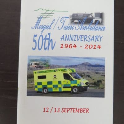 Mosgiel / Taieri Ambulance 50th Anniversary 1964 -2014, souvenir booklet, Otago, Dunedin, Dead Souls Bookshop, Dunedin Book Shop