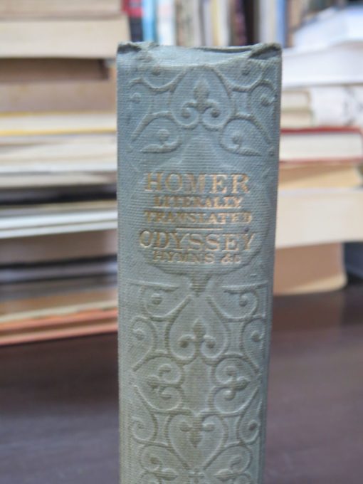 Theodore Alois Buckley, Trans, The Odyssey of Homer, With Hymns, Epigrams, And Battle of the Frogs And Mice, Literally Translated, with Explanatory Notes, George Bell And Sons, London, 1876, Literature, Antiquarian, Dead Souls Bookshop, Dunedin Book Shop