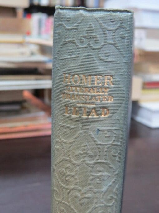 Theodore Alois Buckley, Trans., The Iliad of Homer, Literally Translated, With Explanatory Notes, Bell And Daldy, London, 1873, Literature, Antiquarian, Dead Souls Bookshop, Dunedin Book Shop