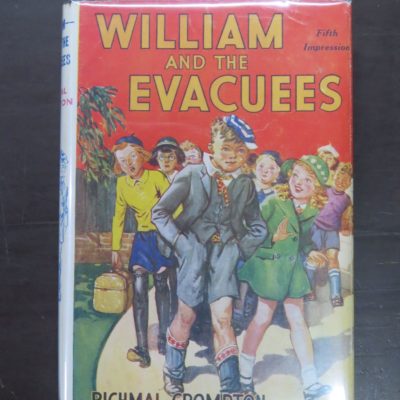 Richmal Crompton, William And The Evacuees, Illustrated by Thomas Henry, George Newnes Limited, London, 1942 reprint, Vintage, Dead Souls Bookshop, Dunedin Book Shop