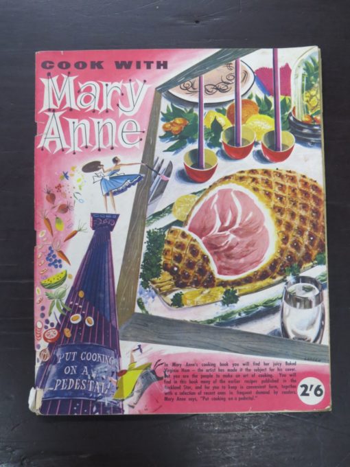 Joy Bartley, Cook With Mary Jane, Selection of Recipes from Auckland Star, Christchurch Star and New Zealand Women's Weekly, Cooking, Dead Souls Bookshop, Dunedin Book Shop