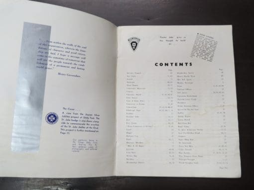 Dunedin Jaycee 1962 Silver Jubilee, Souvenir of Achievement, - Image 7