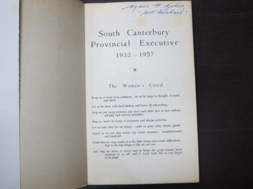 P. R. Talbot, et al, W.D.F.F.N.Z. South Canterbury Provincial Executive 1932 - 1957 - Image 4