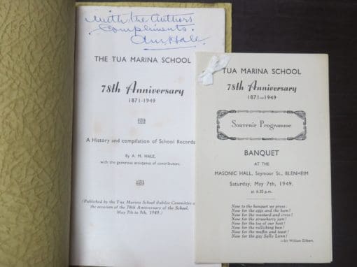 A. M. Hale, A History of the Tua Marina School, Seventy-Eight Anniversary 1871 - 1949 - Image 4