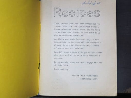 Members of Lee Stream School Parent-Teachers' Association, Compiled, Published, Recipes - Image 3