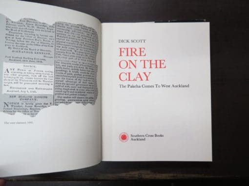 Dick Scott, Fire On The Clay, The Pakeha Comes To West Auckland - Image 7