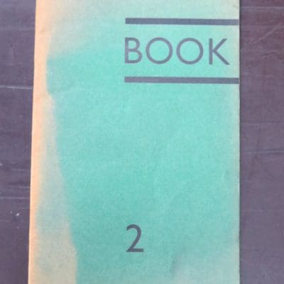 Book no. two., A Miscellany . The Caxton Press, Christchurch New Zealand . May 1941, New Zealand Non-Fiction, Dead Souls Bookshop, Dunedin Book Shop