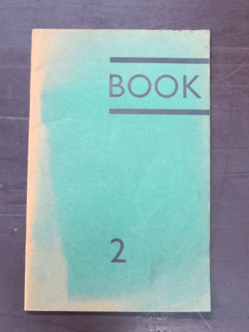 Book no. two., A Miscellany . The Caxton Press, Christchurch New Zealand . May 1941, New Zealand Non-Fiction, Dead Souls Bookshop, Dunedin Book Shop