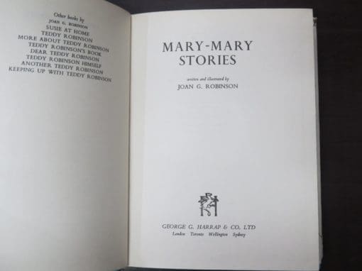 Joan G. Robinson, Mary-Mary Stories, written and illustrated by the author - Image 6