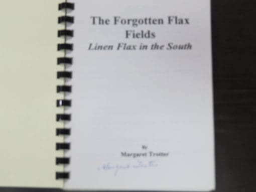 Margaret Trotter, The Forgotten Flax Fields, Linen Flax in the South - Image 5